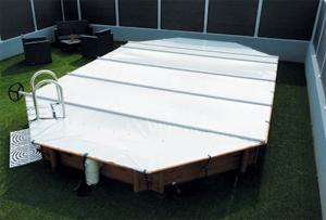 Couverture à barres WALUPOOL/WALUCOVER WOODSTAR