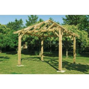 Abri jardin bois adossable Lipki  - 1.79 x 0.90 x 1.76/1.86 m - 1.62 m² -  12 mm - Avec plancher 85576 85577