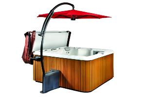 Parasol pour spa portable