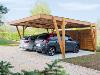 ABRI en bois DURAPIN : CARPORT VISO 34m²