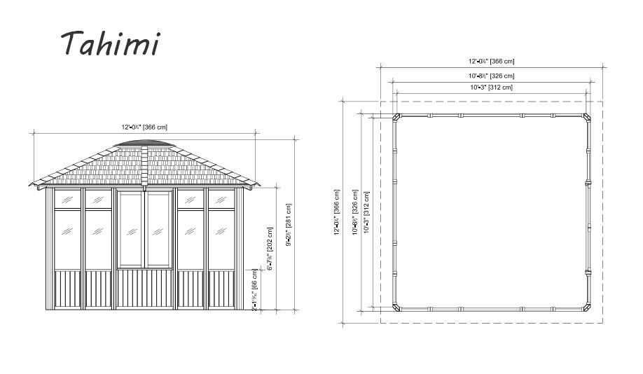 PLan gazebo Tahimi