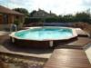 Piscine bois Durapin MAEVA 700 Escalier