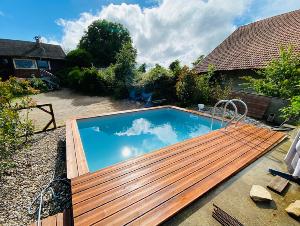 Piscine en bois haut de gamme Pisciz Carre