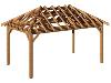 Carbet / Gazebo Durapin - 3 x 5 m - rectangulaire