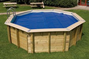 Piscine bois ubbink OCEA 430 liner beige